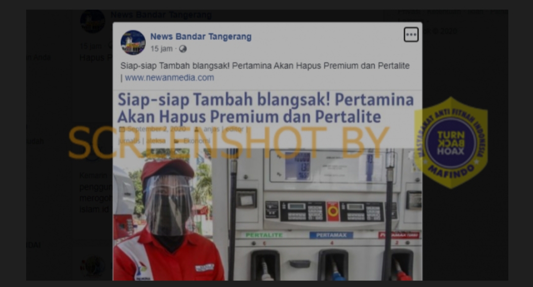 HOAKS Atau FAKTA Pertamina Akan Hapus Premium Dan Pertalite