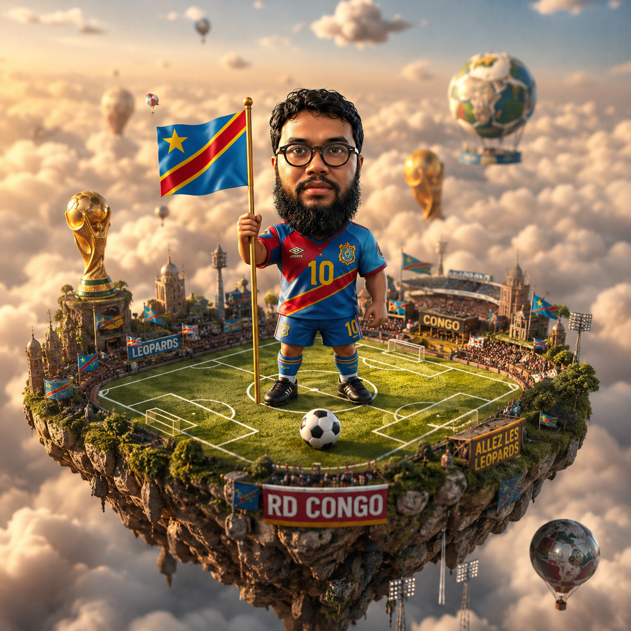 Prompt AI Miniatur Figure Piala Dunia 2026