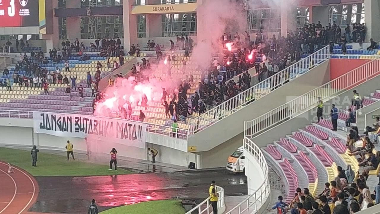 Kerusuhan Flare Persis Vs Persita, Polisi Amankan 23 Suporter Tuan Rumah