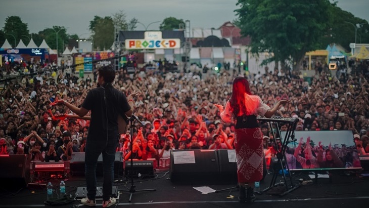11 Ribu Penikmat Musik Ramaikan Festival Musik Projek-D