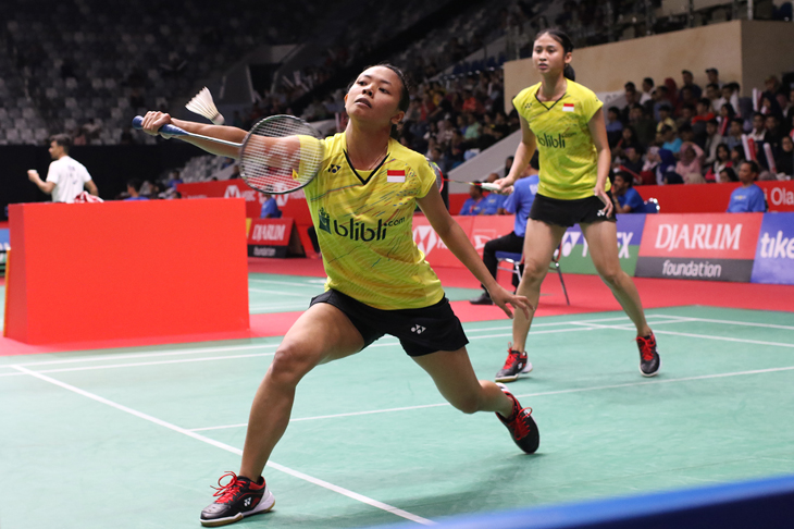 Lagi, Rizki/Della Tumbangkan Juara Dunia 2017 Asal Tiongkok