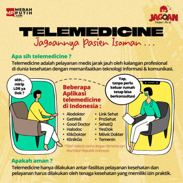 Telemedicine, Jagoannya Pasien Isoman