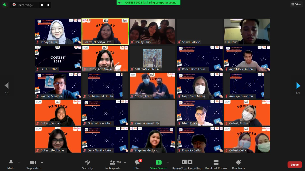 Inspiratif dan Inovatif, Collaboration Festival 2021 Sukses Digelar