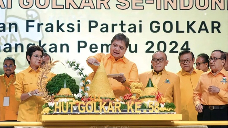 Di HUT Golkar, Jokowi: Jangan Sembarangan Pilih Capres