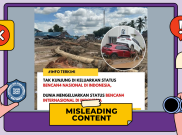 [HOAKS atau FAKTA]: Dunia Tetapkan Status Bencana Internasional untuk Indonesia