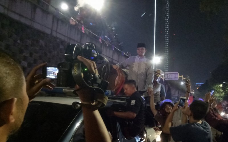 Anies Bakal Tindak Tegas Supir yang Langgar Aturan Pada Malam Takbiran