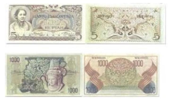 [HOAKS atau FAKTA] Uang Kertas Indonesia Tahun 1954 Ada Tulisan Arab
