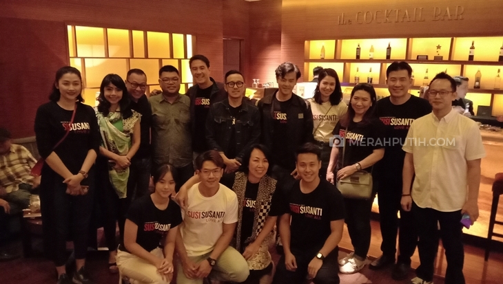 Nonton bareng film Susi Susanti Love All oleh Perhimpunan Indonesia Tionghoa (INTI) di bioskop Mall Plaza Senayan. (Foto: MP/Asropih)