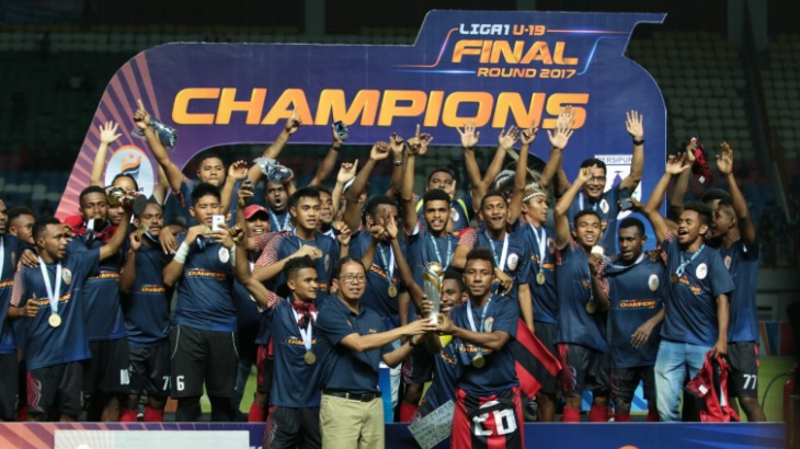 Lumpuhkan Persib U-19, Tim Mutiara Hitam Muda Juara Liga 1