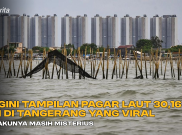 Begini Tampilan Pagar Laut 30,16 KM di Tangerang yang Lagi Viral, Pelakunya Masih Misterius