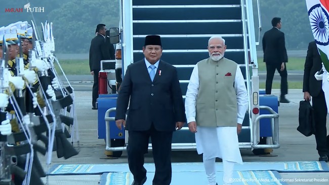 Presiden Prabowo Bertemu PM Modi, Indonesia-India Sepakat Kerja Sama Pendidikan dan Pertahanan hingga Pugar Candi Prambanan