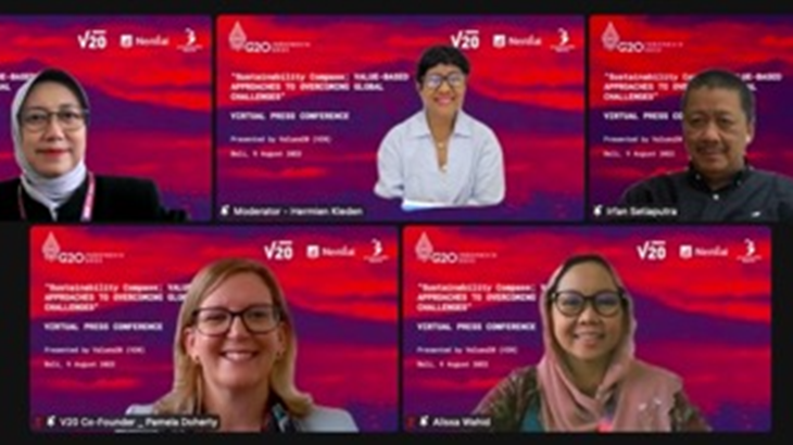 V20 Tekankan Pentingnya Nilai dalam Menghadapi Tantangan Global