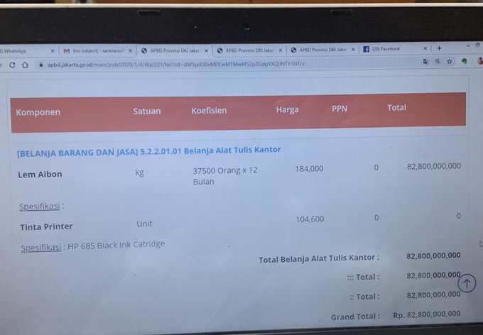 Anak Buah Anies Klarifikasi Tak Ada Anggaran Aibon, Pras: Pas Ketahuan Bilang Salah Tulis