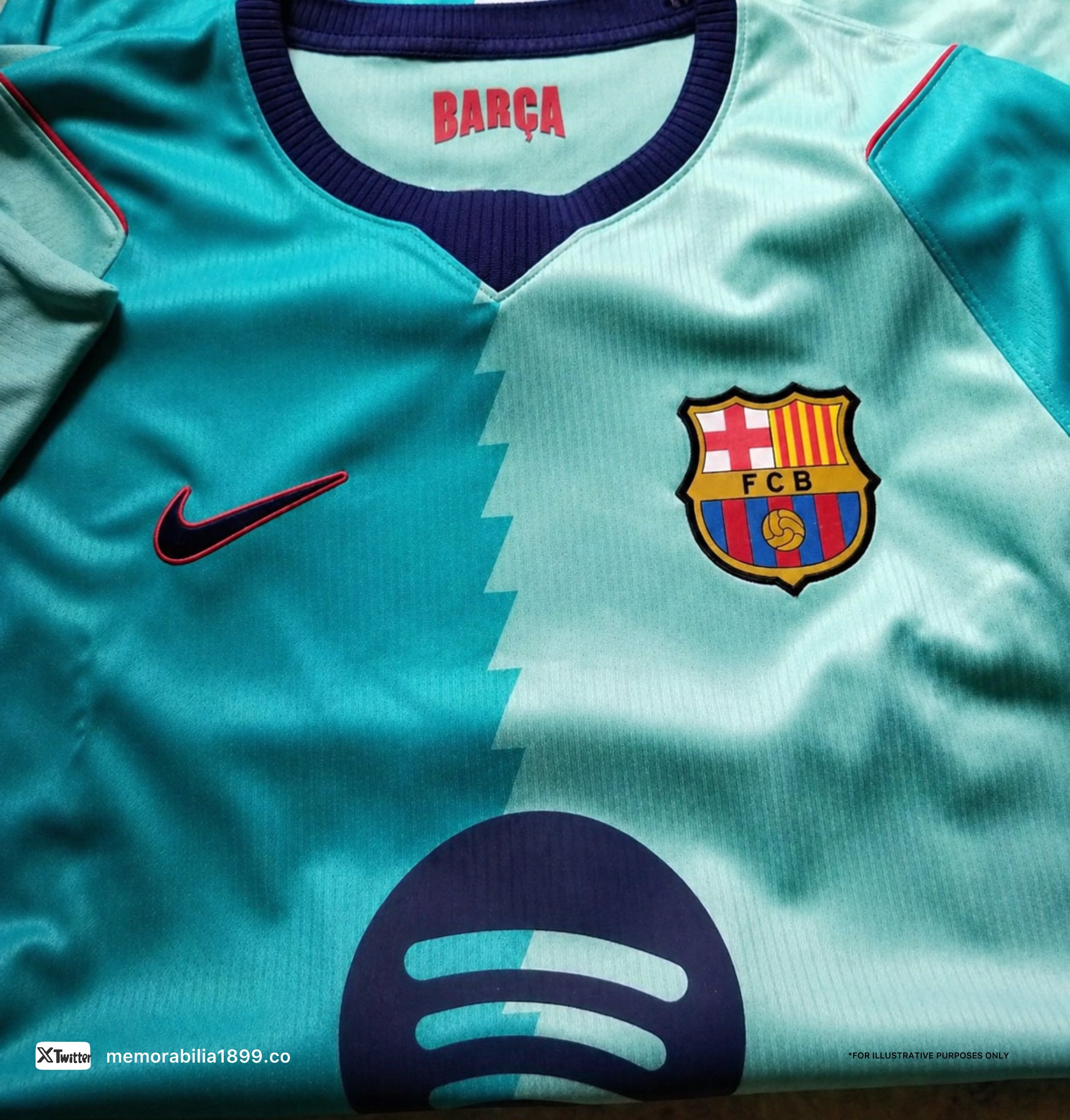 Rumor jersey ketiga Barcelona musim depan