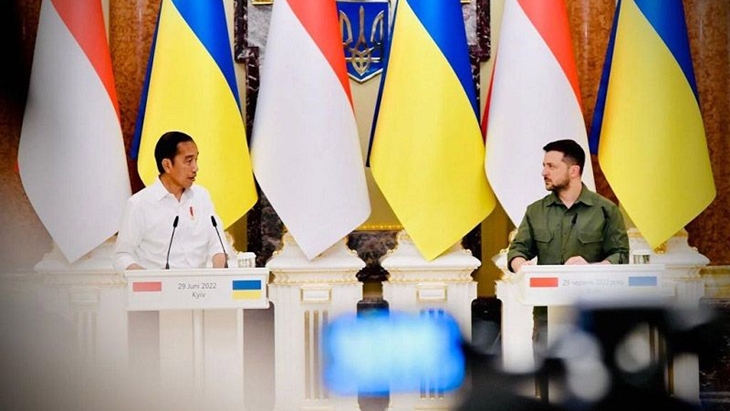 [HOAKS atau FAKTA]: Kunjungan Jokowi untuk Misi Perdamaian Dikecam Rakyat Ukraina