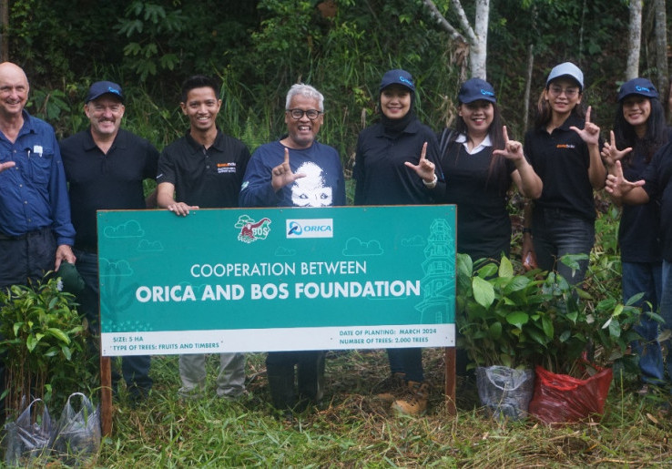 Orica Jalin Kerja Sama dengan BOSF untuk Tingkatkan Upaya Konservasi Satwa Kalimantan