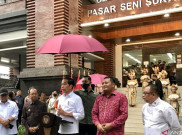 Jokowi Resmikan Pasar Seni Sukawati di Bali
