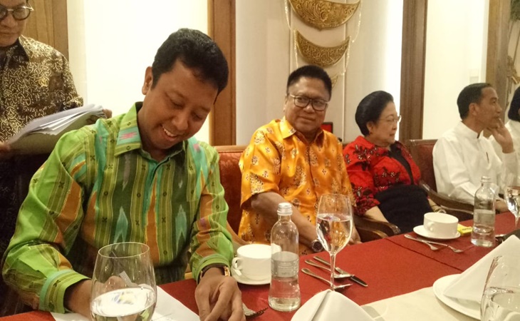 Gus Rommy bersama para ketua Parpol
