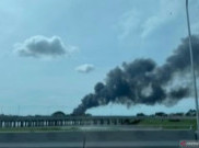 Runway 3 Bandara Soekarno-Hatta Ditutup Imbas Asap Kebakaran Pabrik Plastik
