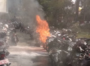 Geger Motor Meledak di Parkiran Kemenlu, Begini Bangkainya