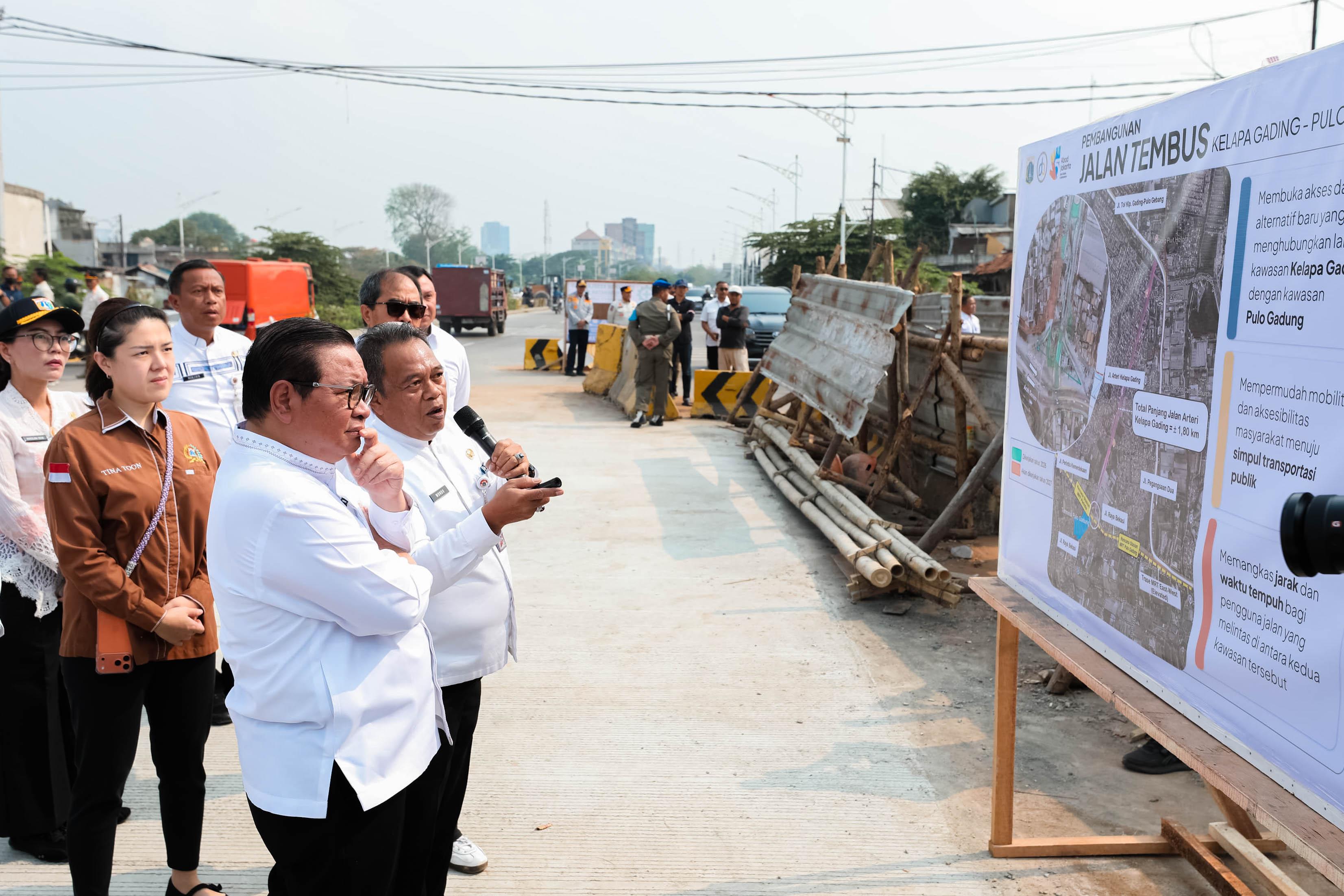 Proyek Jalan Tembus Kelapa Gading-Pulo Gadung Dipercepat, Target Selesai 2027
