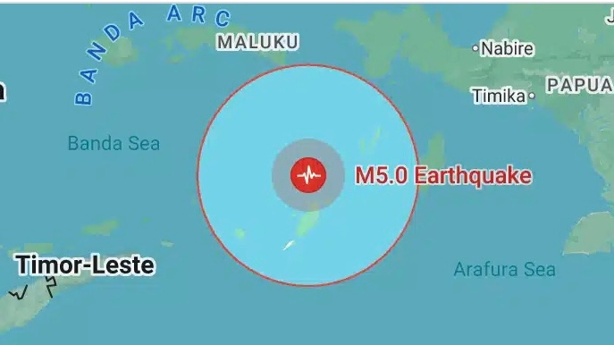 Tanimbar Maluku ‘Diguncang’ Gempa Senin (30/6) Pagi, BMKG: Waspadai Potensi Susulan
