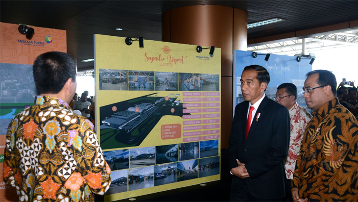 Presiden Jokowi Resmikan Terminal Baru Bandara Supadio