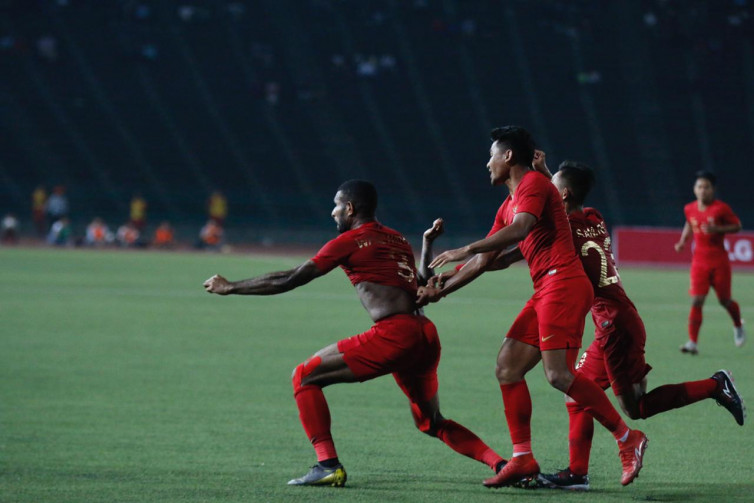 Segala Cara Dilakukan Vietnam U-22 Redam Keganasan Marianus Wanemar