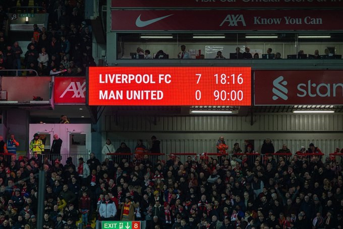 Hasil Pertandingan: Liverpool Bantai MU, Inter Milan Petik 3 Poin