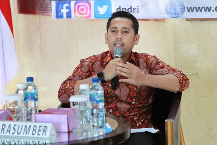 Dialog kebangsaan kelompol DPD RI di MPR membahas rencana amendemen UUD 1945. (Foto: MP/Ponco Sulaksono)