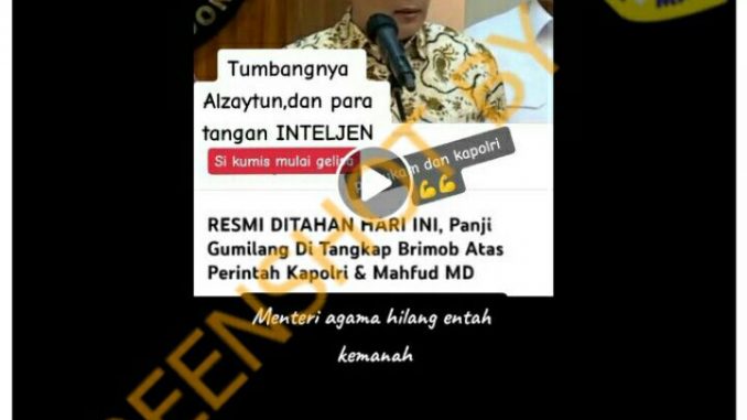 [HOAKS atau FAKTA]: Panji Gumilang Ditangkap atas Perintah Mahfud MD dan Kapolri