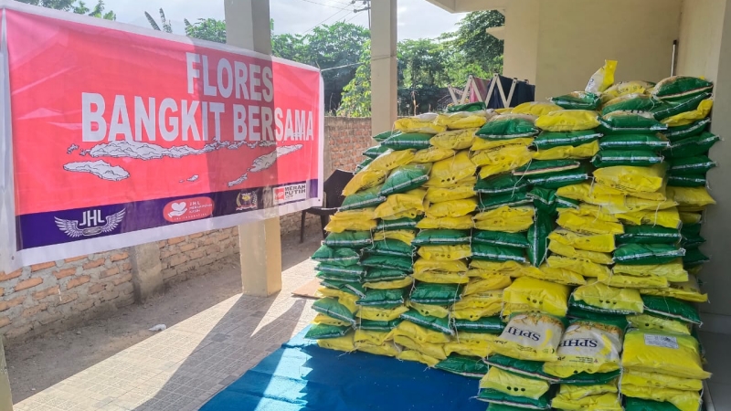 JHL Merah Putih Kasih Salurkan Bantuan Rp 1,3 Miliar untuk Korban Gempa Flores NTT