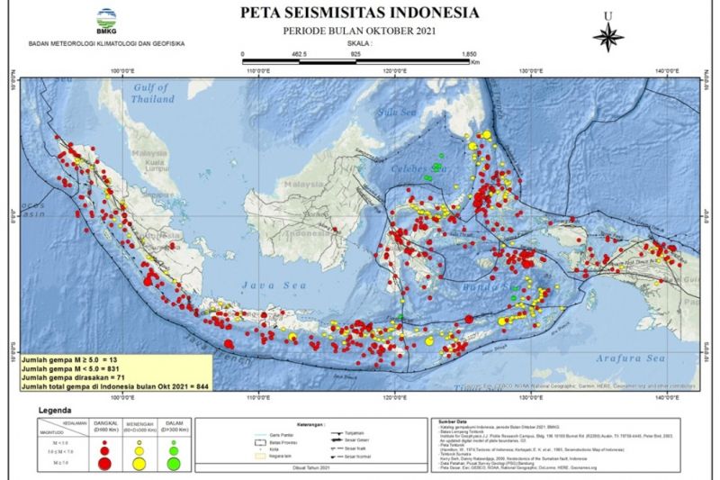 Lempeng Sangihe Pemicu Gempa Magnitudo 6 di Bolaang Mongondow