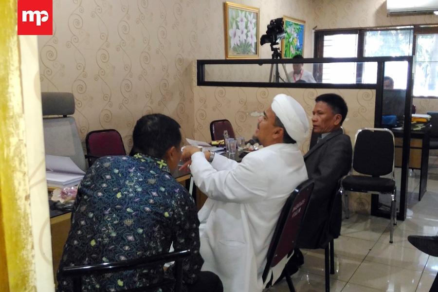Ini Ceramah Singkat Habib Rizieq Usai Diperiksa Penyidik Polda Jabar