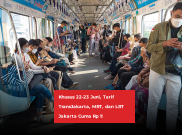 Khusus 22-23 Juni, Tarif TransJakarta, MRT, dan LRT Jakarta Cuma Rp 1!