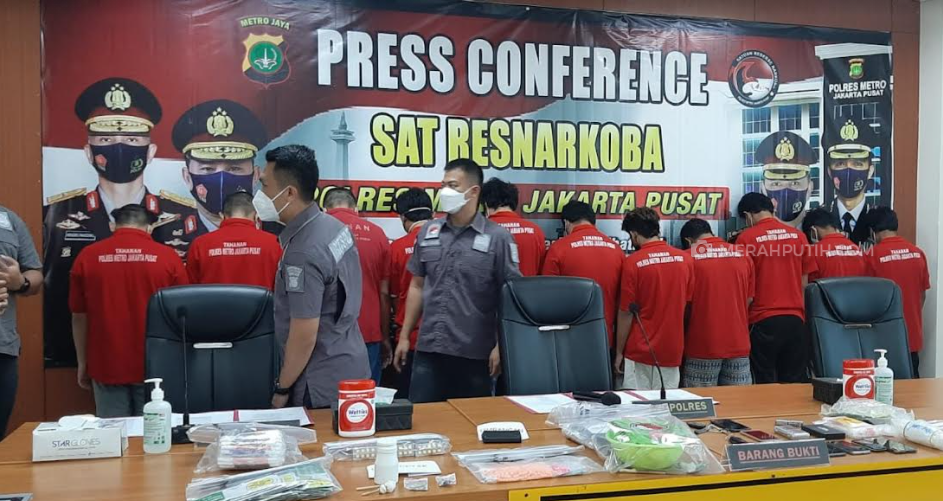 Polisi Tangkap Sembilan Bandar Sabu Jaringan Malaysia-Indonesia