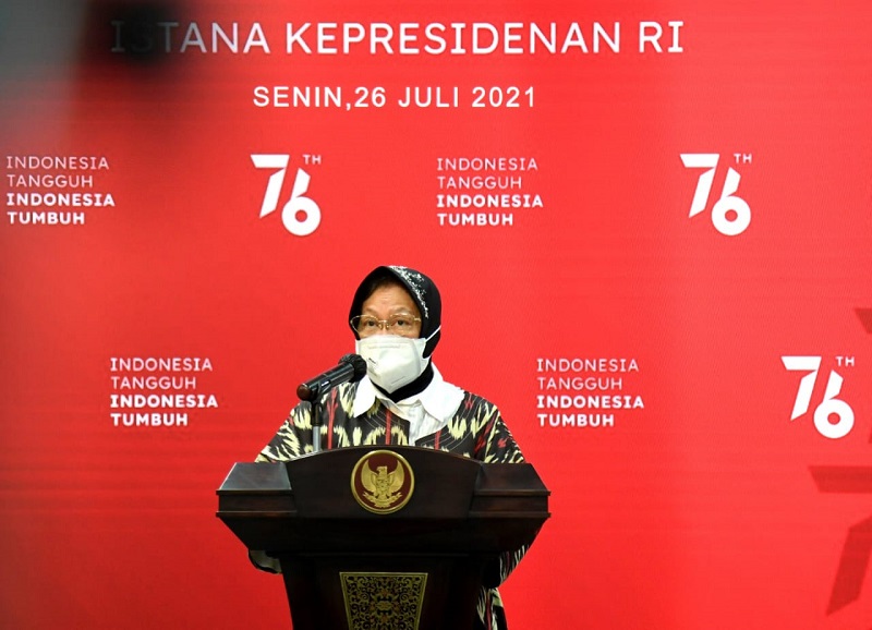 Menteri Sosial (Mensos) Tri Rismaharini. (Foto: Sekretariat Presiden)