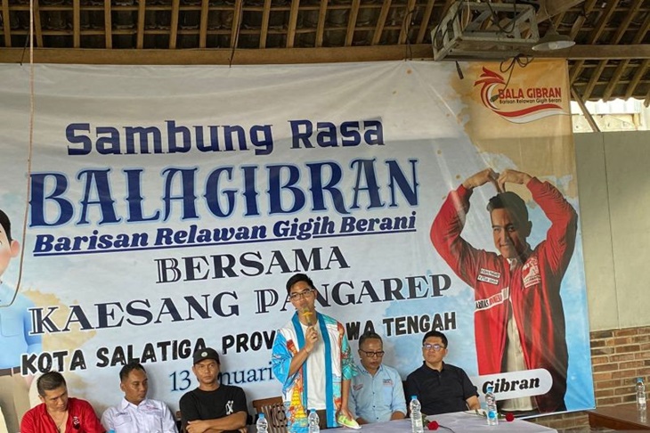 Kaesang Ajak Masyarakat Menangkan Prabowo-Gibran Satu Putaran di Pemilu 2024