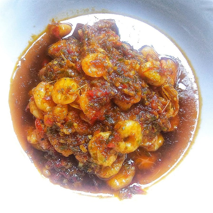 Sambal gami udang. (Foto: https://www.instagram.com/ulipohan)