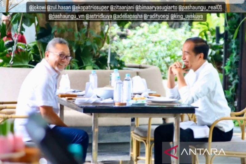 Jokowi Bertemu Ketum Parpol Pendukung Gibran, Zulhas Yakin Prabowo - Gibran Menang Satu Putaran