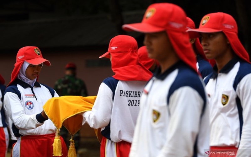 Paskibraka Nasional Siap Bertugas pada Upacara di Istana Merdeka