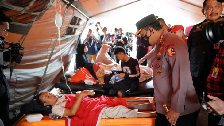 Kapolri Pastikan Bantuan Gempa Cianjur Tersalurkan dengan Baik