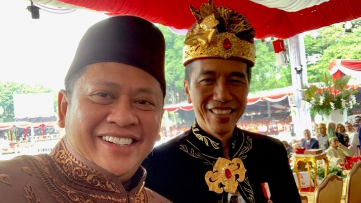 Bambang Soesatyo dan Jokowi. (Antaranews)