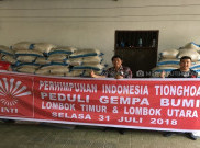 INTI Kirim Lima Ton Beras dan 500 Selimut untuk Korban Gempa di Lombok