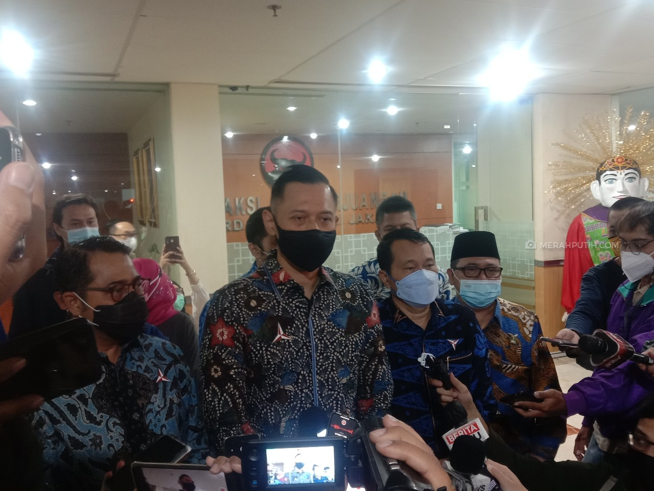 AHY Minta Anak Buahya Kawal Penanganan COVID-19 di DKI Jakarta