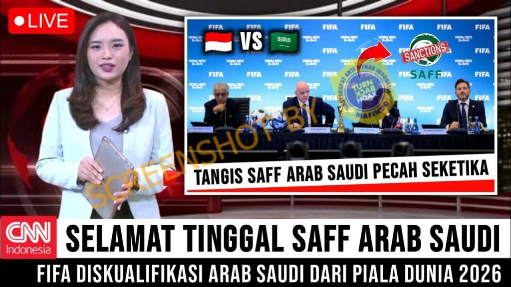 [HOAKS atau FAKTA] : Arab Saudi Didiskualifikasi FIFA, Indonesia Lolos ke Piala Dunia