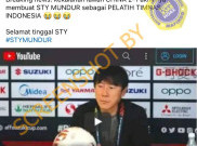 [HOAKS atau FAKTA]: Pelatih Shin Tae-yong Mundur dari Timnas Indonesia