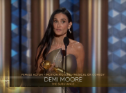 Demi Moore Hadiri Resepsi Nominee Academy Awards 2025, Kian Dekat dengan Oscar Pertamanya