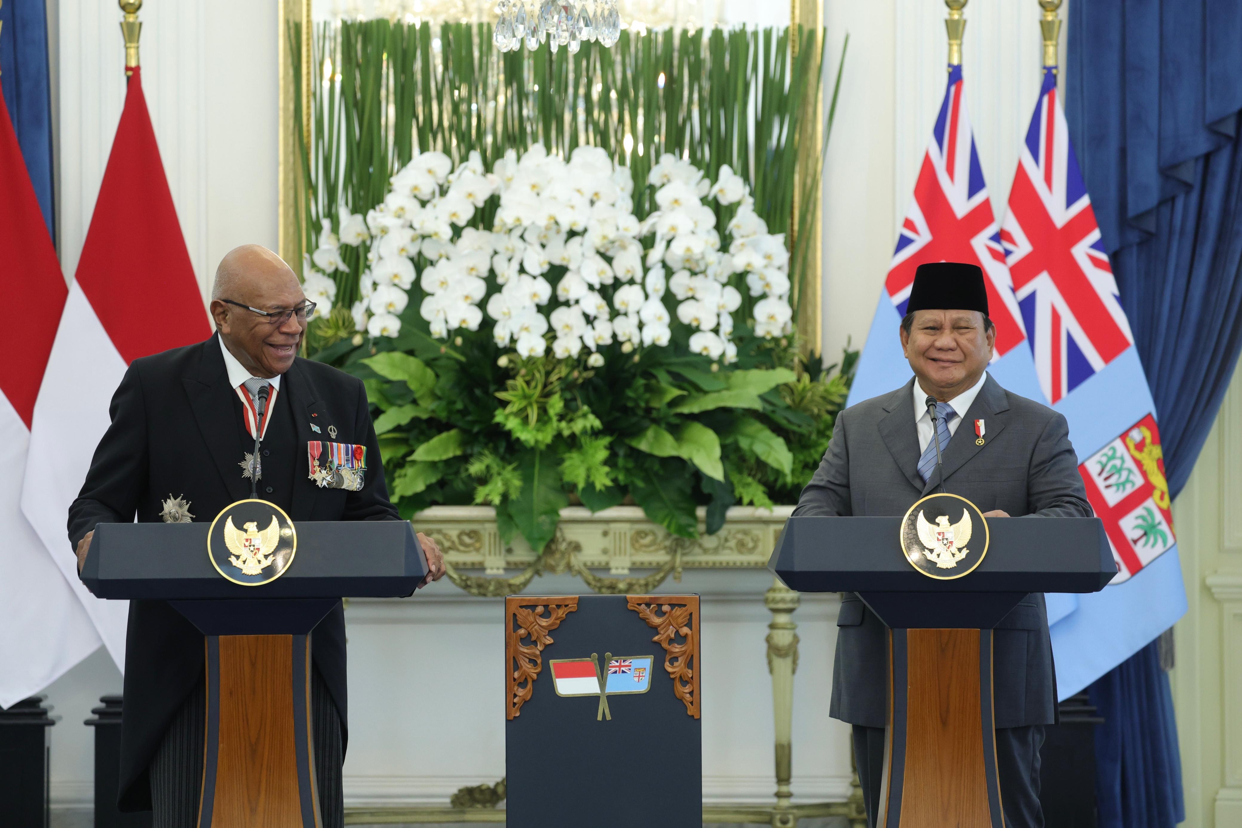 Di Depan Prabowo, PM Fiji Kenang Bantuan Indonesia saat Negaranya Alami Kesulitan