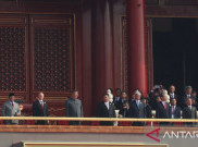 Hadiri Parade Militer di Lapangan Tiananmen China, Presiden Prabowo Duduk di Samping Presiden Putin